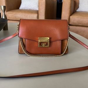 GIVENCHY Small GV3 Leather & Suede crossbody bag